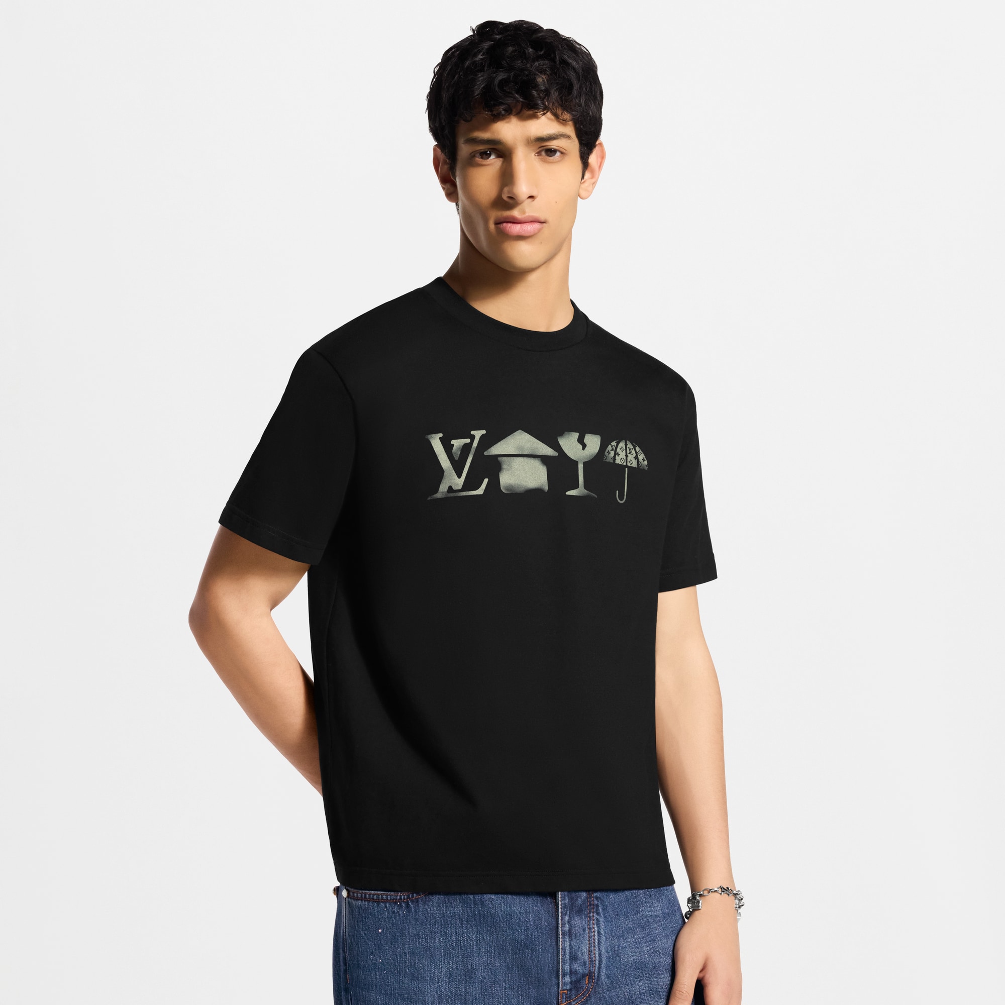 Printed Signature T-Shirt - Ready-to-Wear | LOUIS VUITTON
